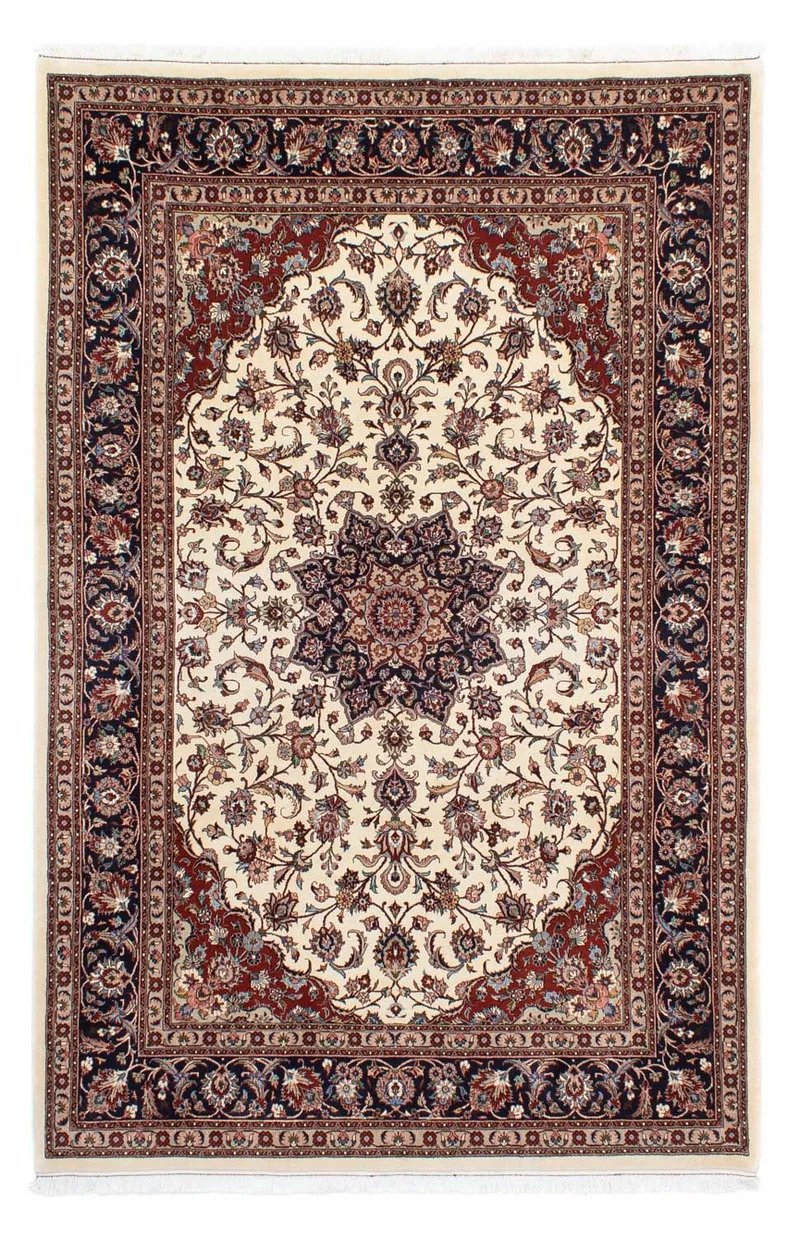 Kaschmar Teppich 200x290cm - Perserteppich - beige