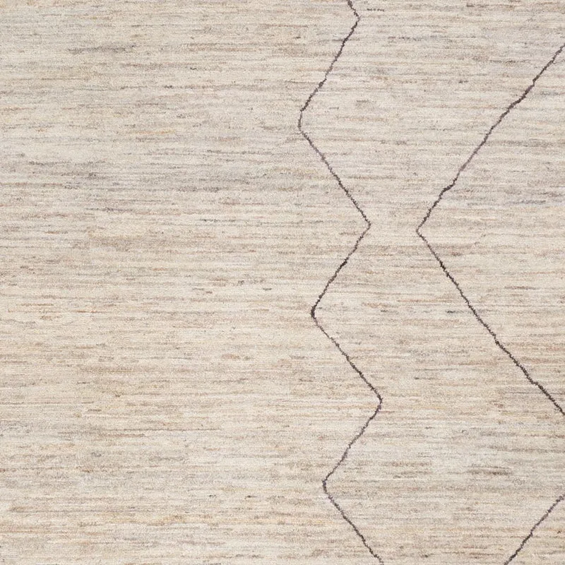 Berber Teppich 276x362cm - Wollteppich - beige