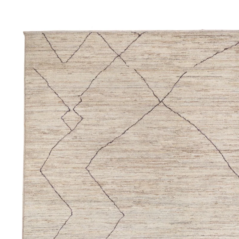Berber Teppich 276x362cm - Wollteppich - beige