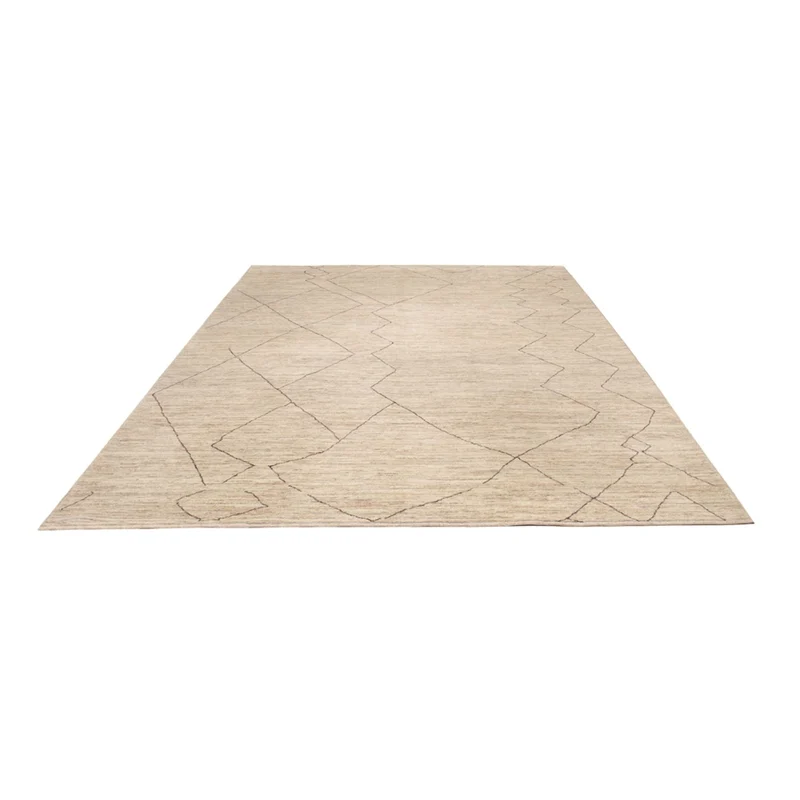 Berber Teppich 276x362cm - Wollteppich - beige