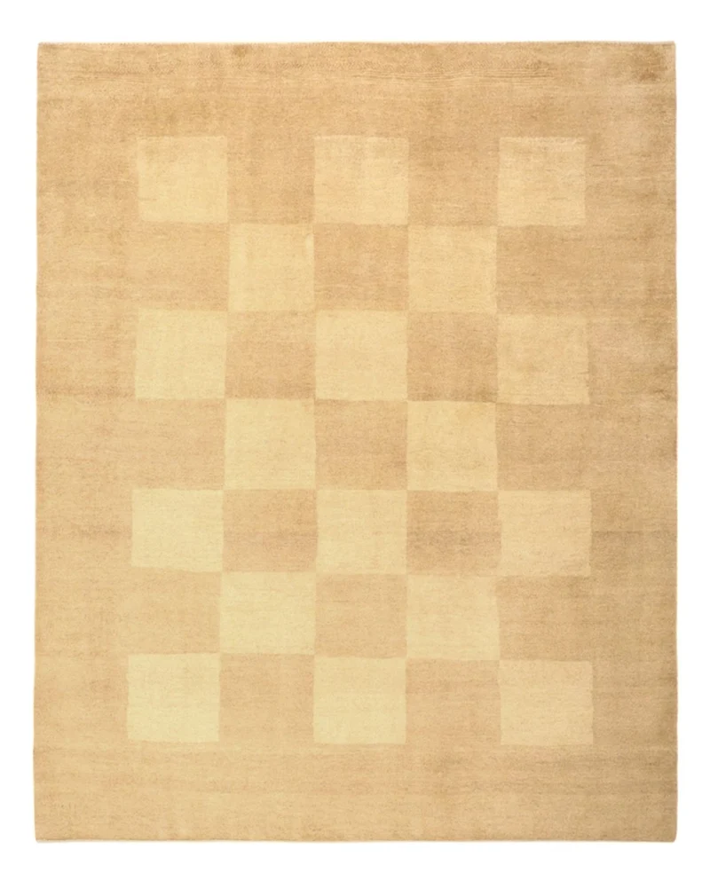 Gabbeh Persisch Teppich 243x301cm - Perserteppich Wollteppich - hellbeige