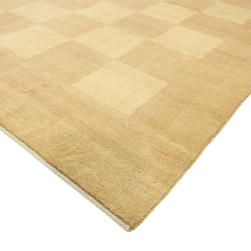 Gabbeh Persisch Teppich 243x301cm - Perserteppich Wollteppich - hellbeige