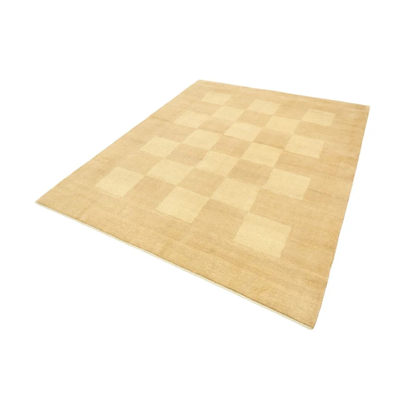 Gabbeh Persisch Teppich 243x301cm - Perserteppich Wollteppich - hellbeige