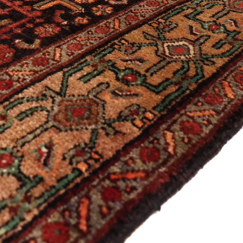 Nahavand Teppich 130x295cm - Perserteppich - dunkelrot
