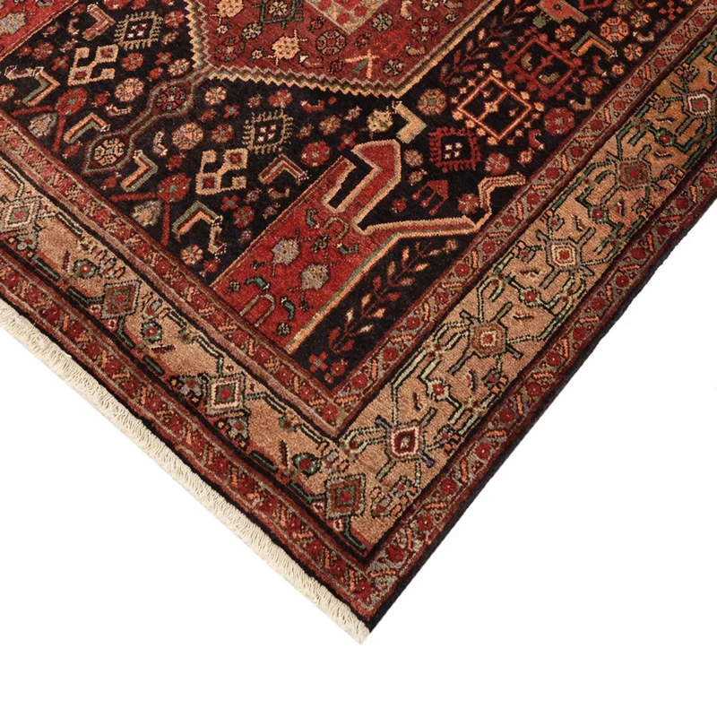 Nahavand Teppich 130x295cm - Perserteppich - dunkelrot