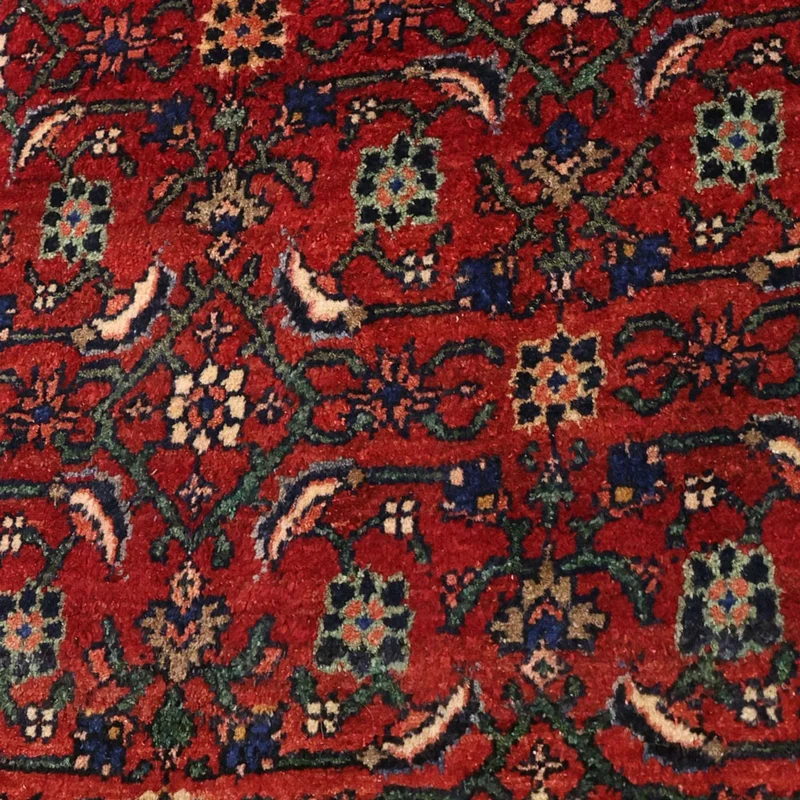 Bidjar Teppich 168x288cm - Perserteppich - dunkelrot