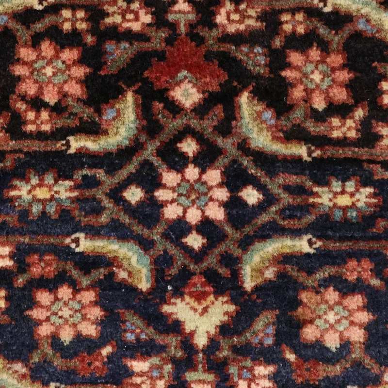 Bidjar Teppich 146x276cm - Perserteppich - dunkelrot