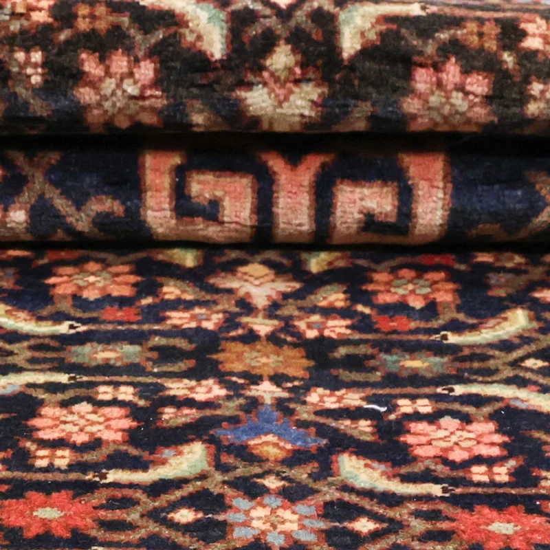 Bidjar Teppich 146x276cm - Perserteppich - dunkelrot