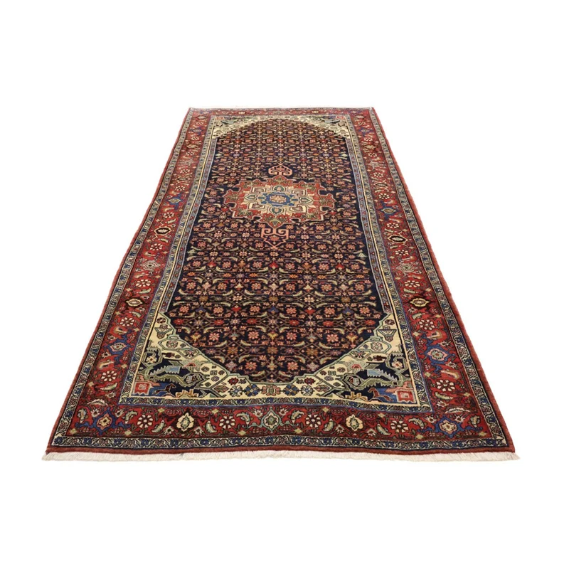 Bidjar Teppich 146x276cm - Perserteppich - dunkelrot