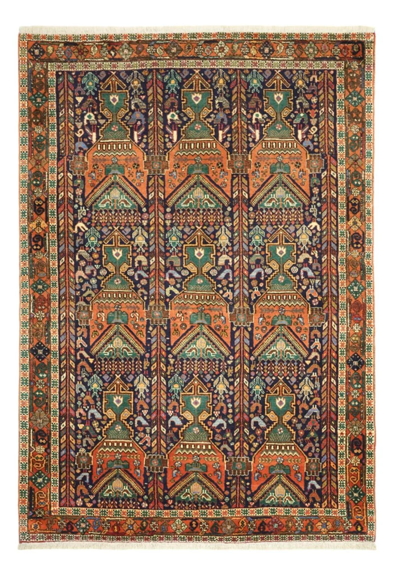 Sharbabak Teppich 133x191cm - Perserteppich - mehrfarbig