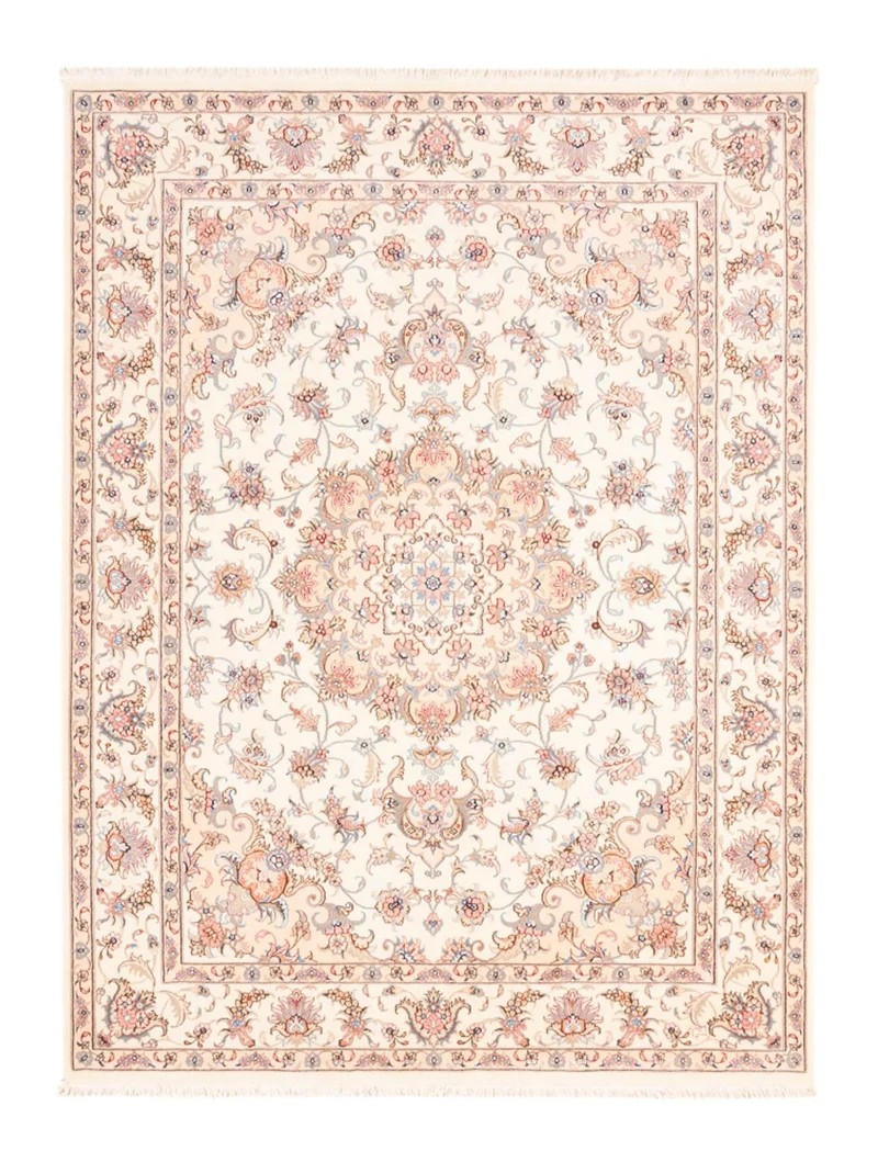 Täbriz Teppich 149x198cm - Perserteppich - creme