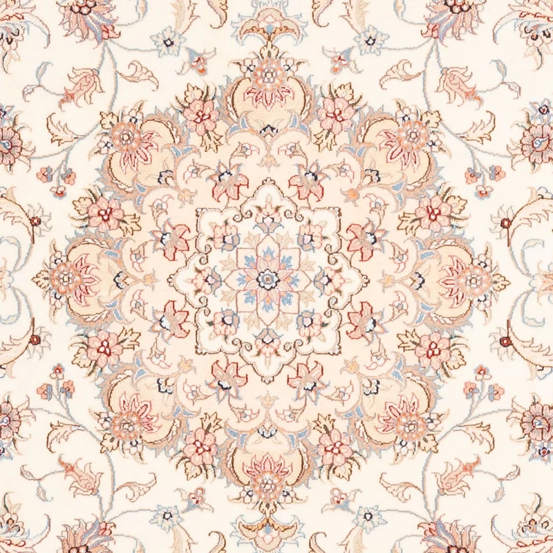 Täbriz Teppich 149x198cm - Perserteppich - creme