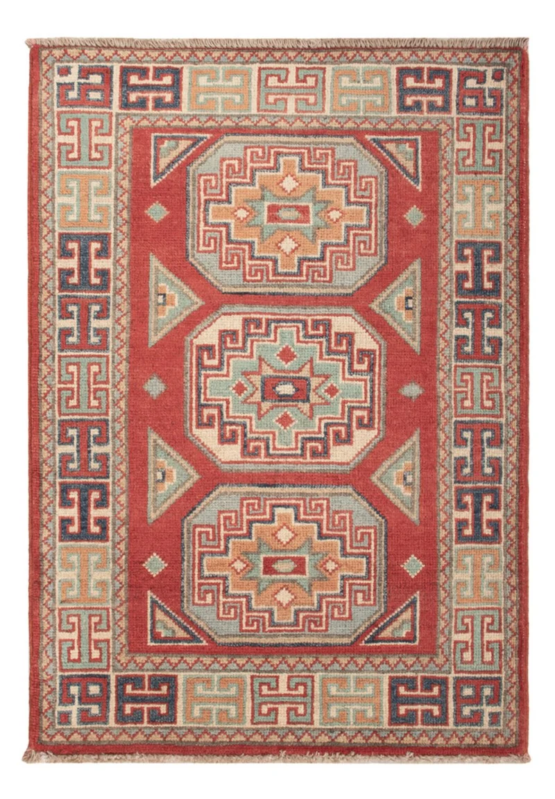 Kazak Teppich 60x86cm - Orientteppich - rot
