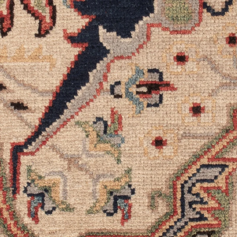 Kazak Teppich 60x89cm - Orientteppich - dunkelbeige