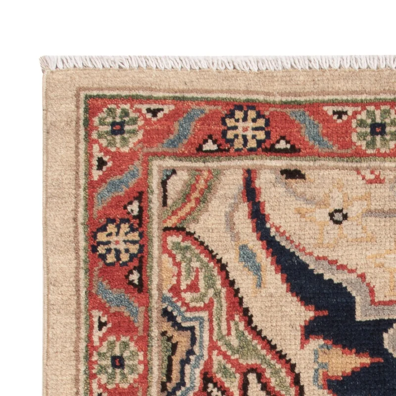 Kazak Teppich 60x89cm - Orientteppich - dunkelbeige