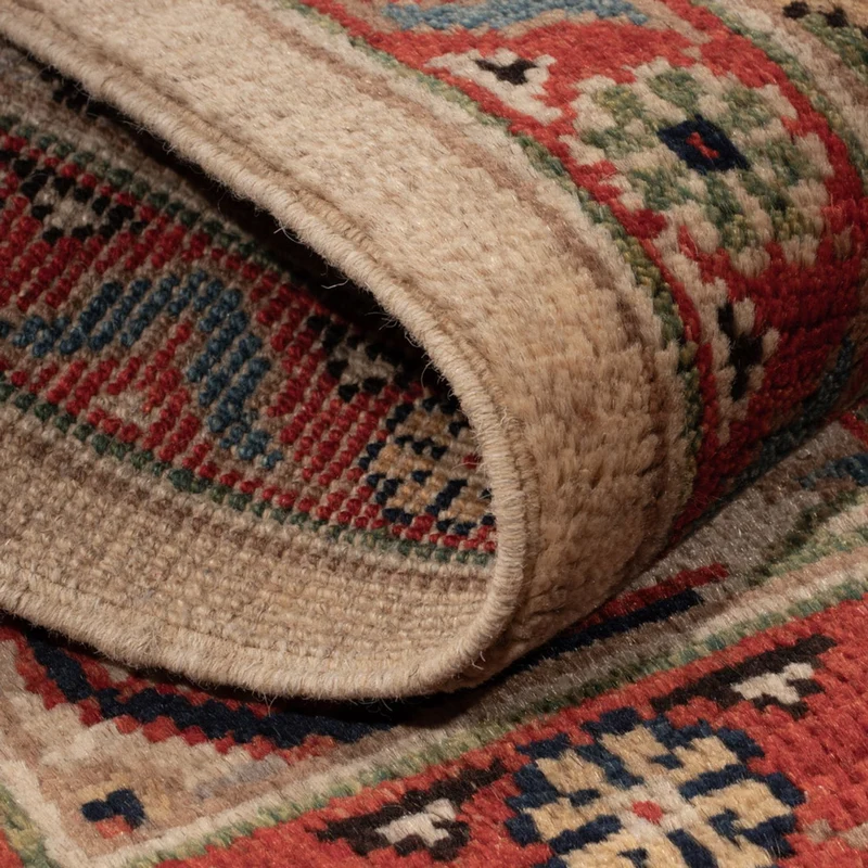 Kazak Teppich 60x89cm - Orientteppich - dunkelbeige