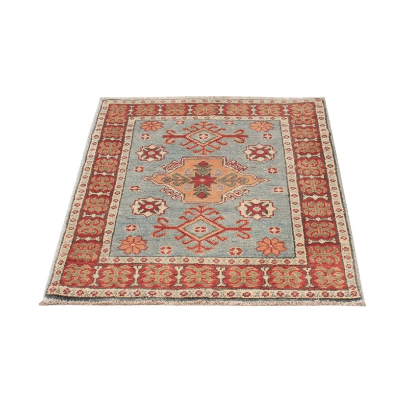 Kazak Teppich 62x86cm - Orientteppich - hellblau