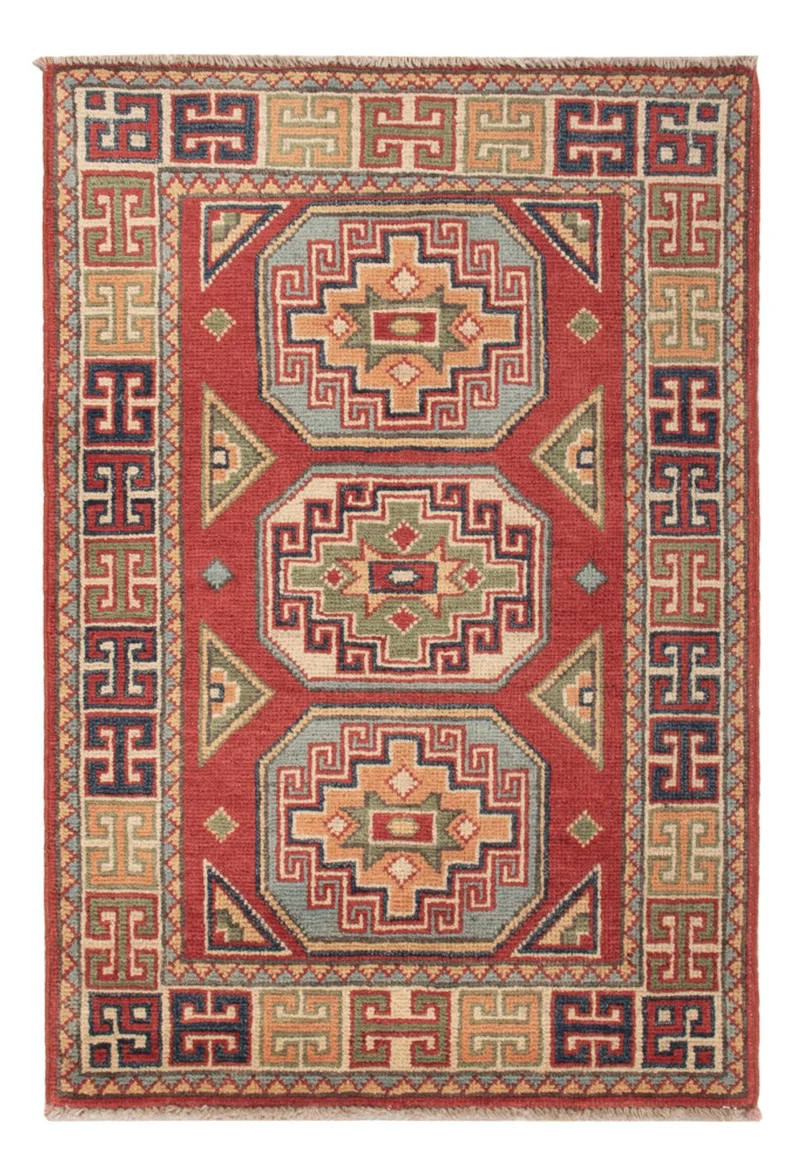 Kazak Teppich 58x86cm - Orientteppich - rot