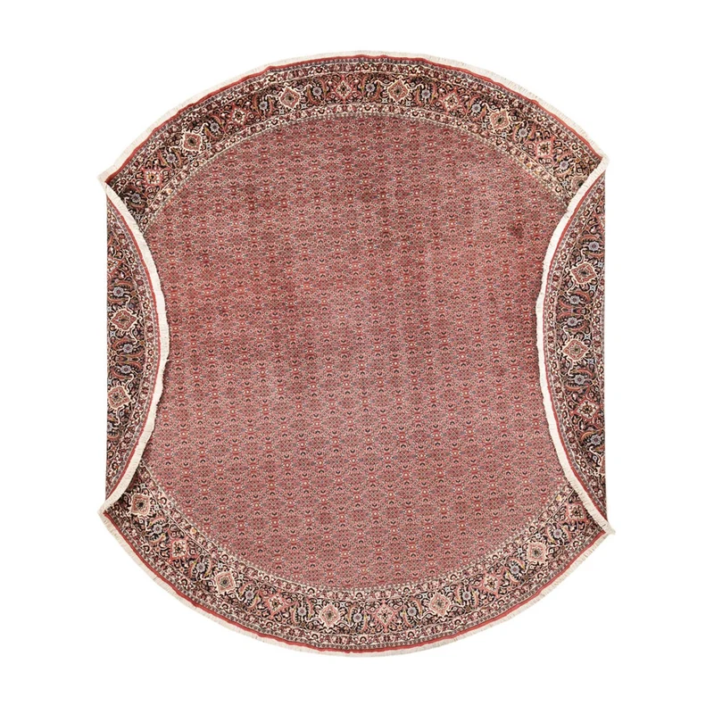 Bidjar Teppich 400x400cm - Perserteppich - rost