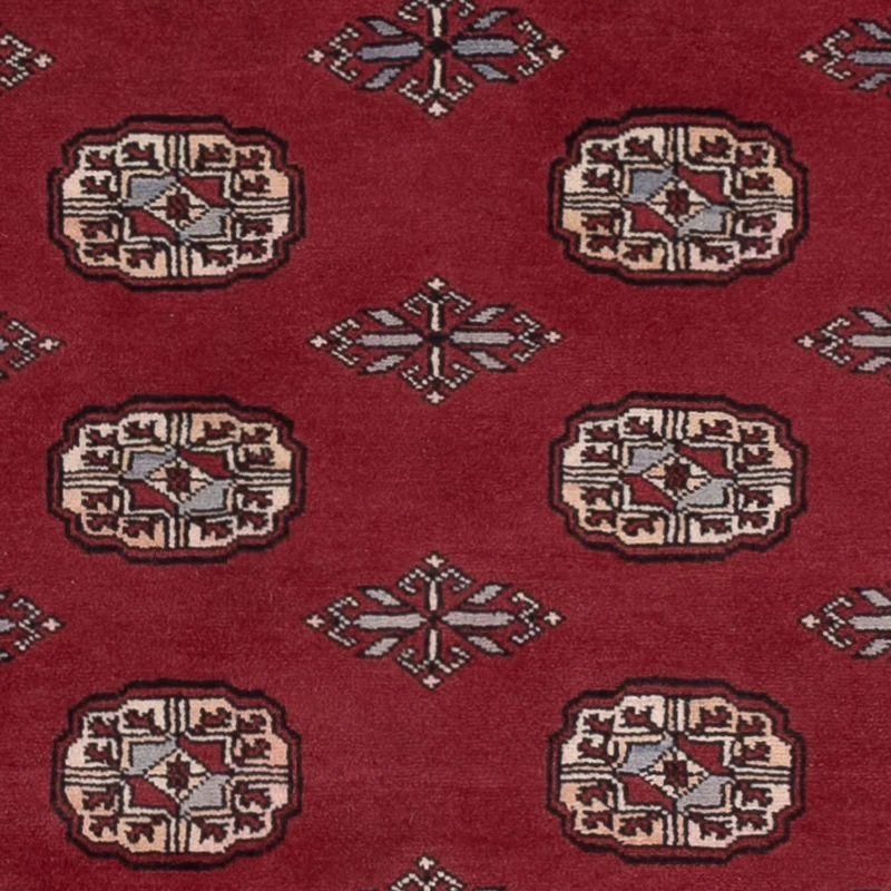 Pakistan Teppich 124x182cm - Orientteppich - rot