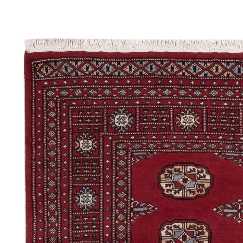 Pakistan Teppich 124x182cm - Orientteppich - rot