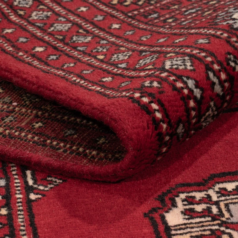 Pakistan Teppich 124x182cm - Orientteppich - rot