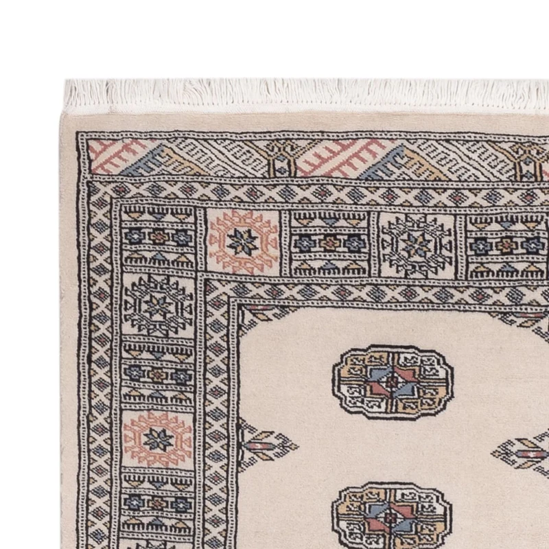 Pakistan Teppich 122x185cm - Orientteppich - beige