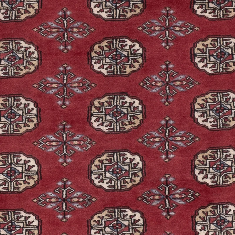 Pakistan Teppich 125x182cm - Orientteppich - rot
