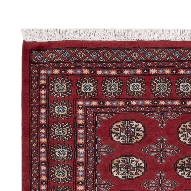 Pakistan Teppich 125x182cm - Orientteppich - rot