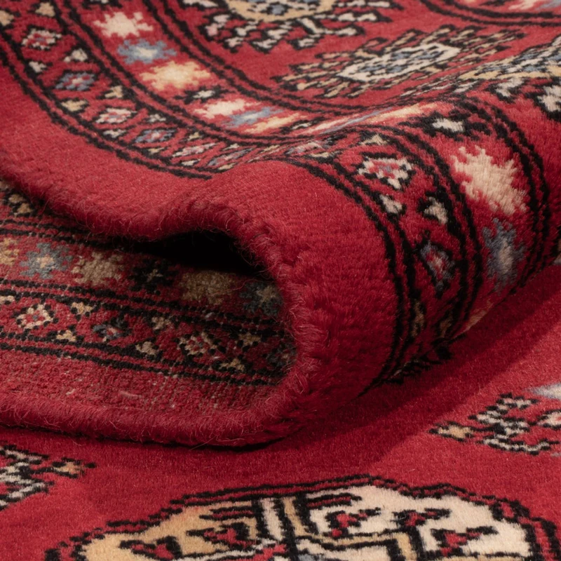 Pakistan Teppich 125x182cm - Orientteppich - rot