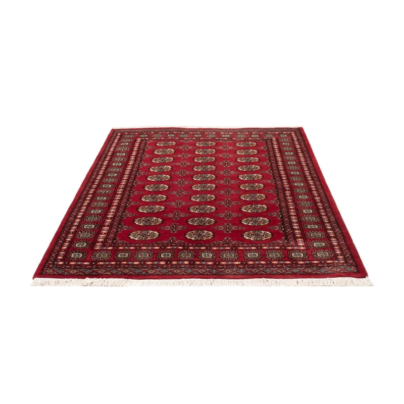 Pakistan Teppich 125x182cm - Orientteppich - rot