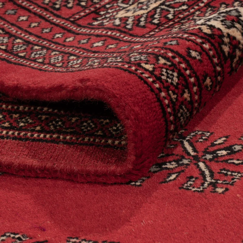 Pakistan Teppich 124x183cm - Orientteppich - rot