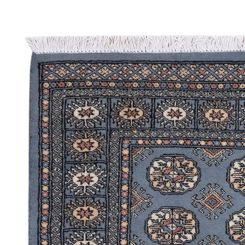 Pakistan Teppich 124x183cm - Orientteppich - blau