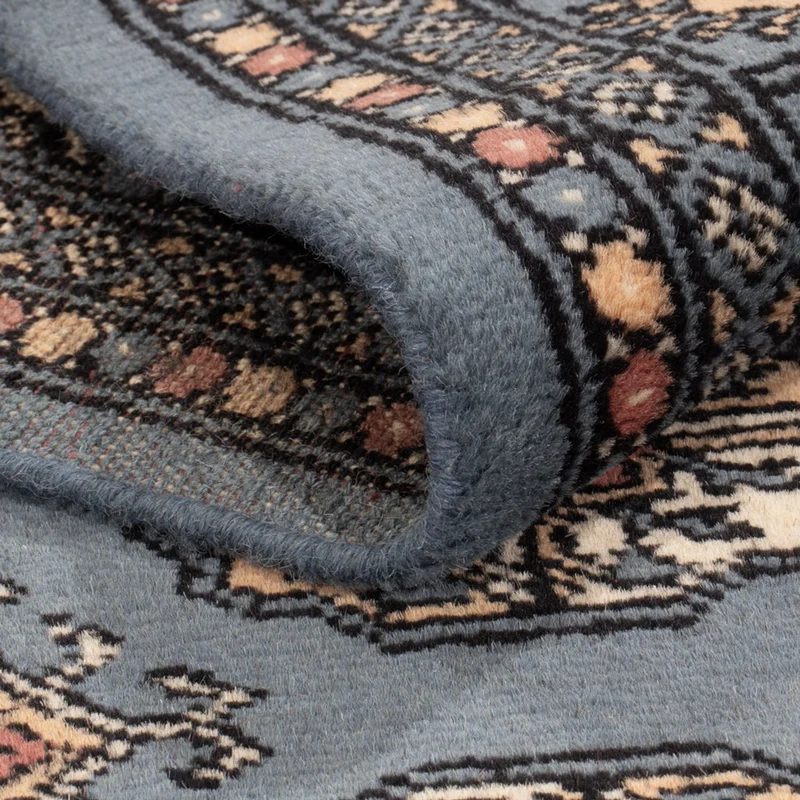 Pakistan Teppich 124x183cm - Orientteppich - blau