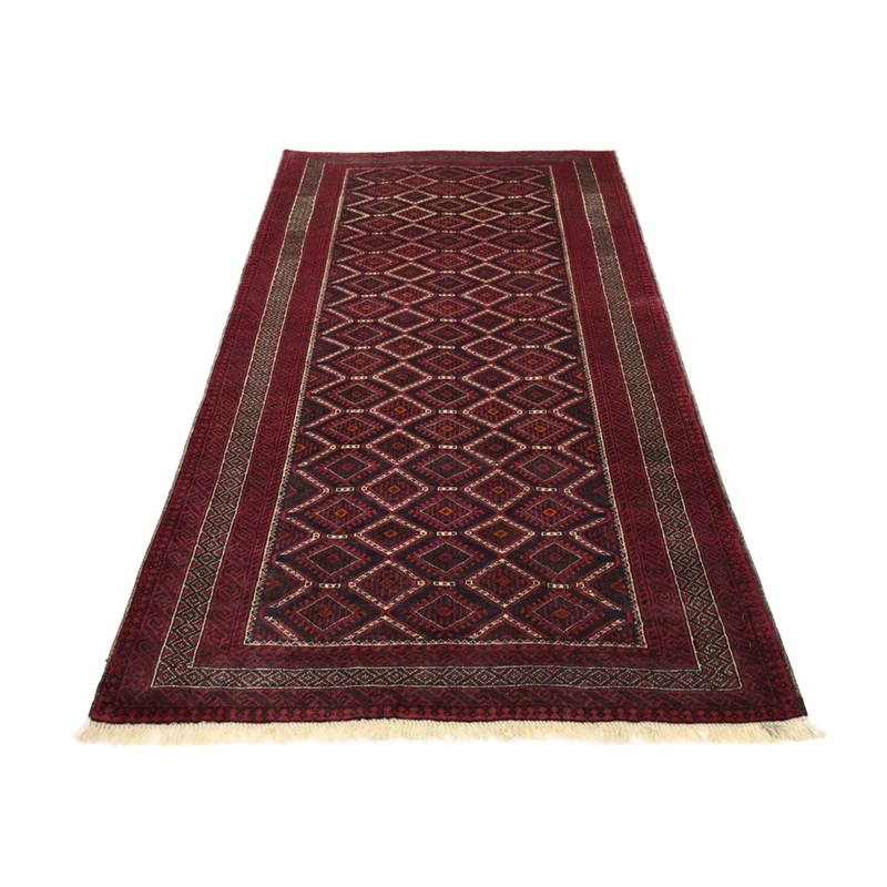 Belutsch Teppich 103x190cm - Orientteppich - dunkelrot