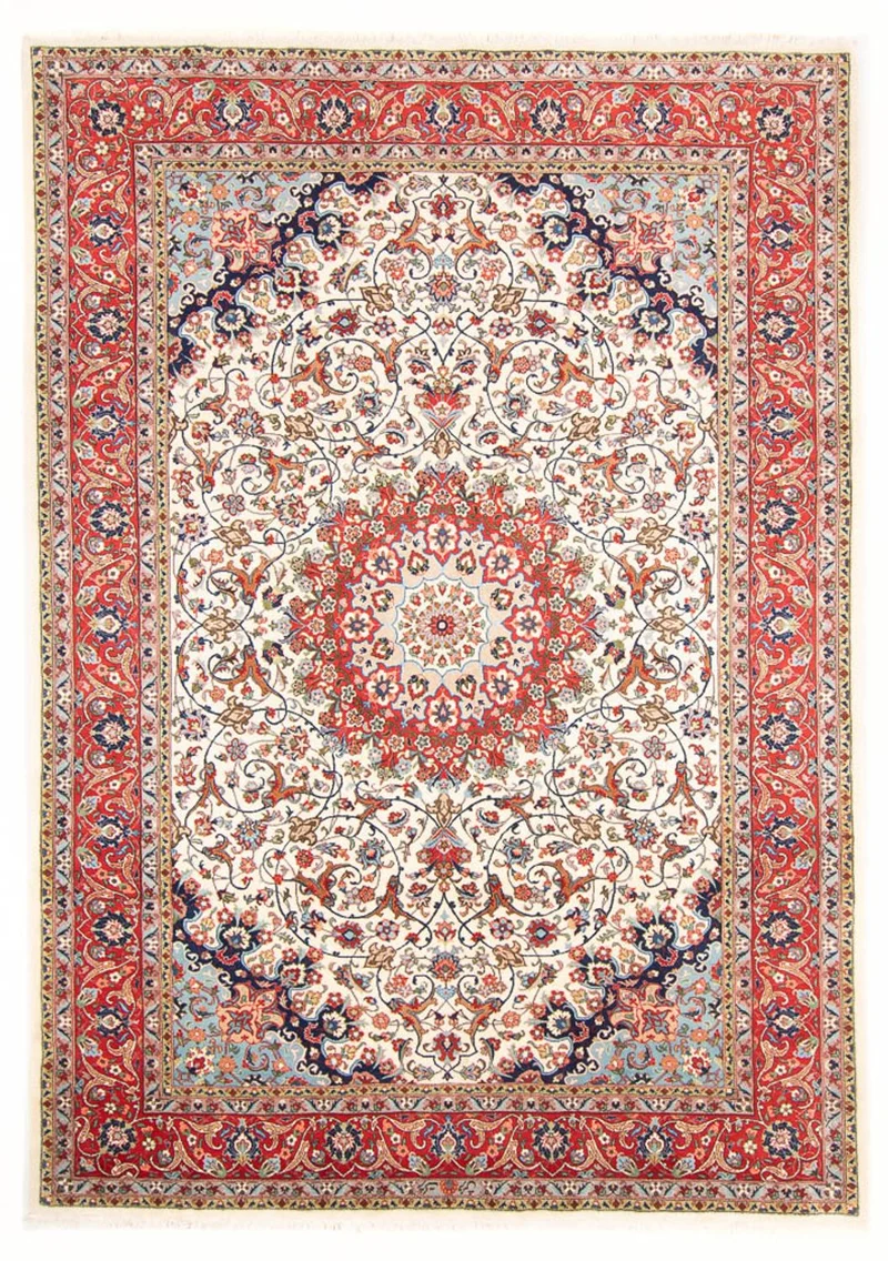 Sarough Teppich 200x287cm - Perserteppich - creme