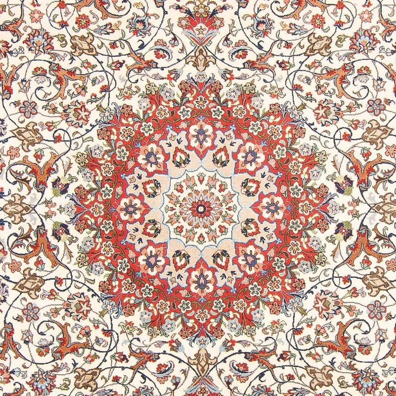 Sarough Teppich 200x287cm - Perserteppich - creme