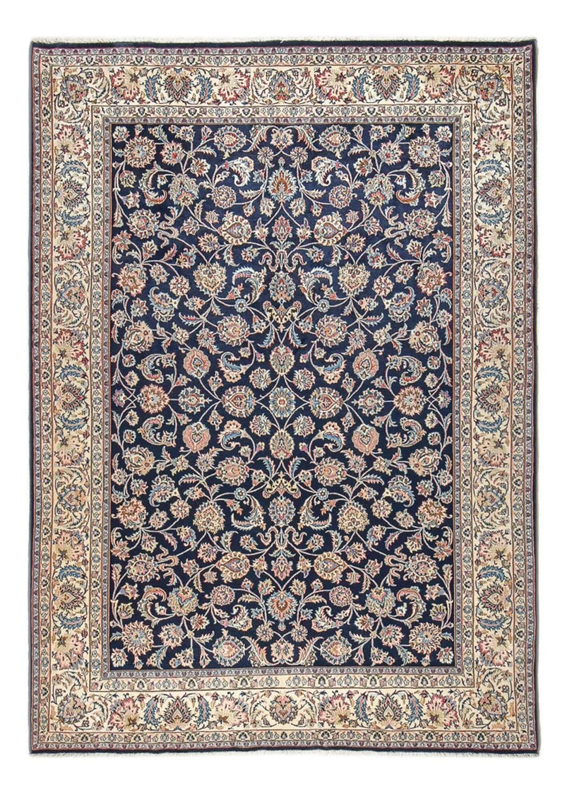 Maschad Teppich 243x348cm - Perserteppich - dunkelblau