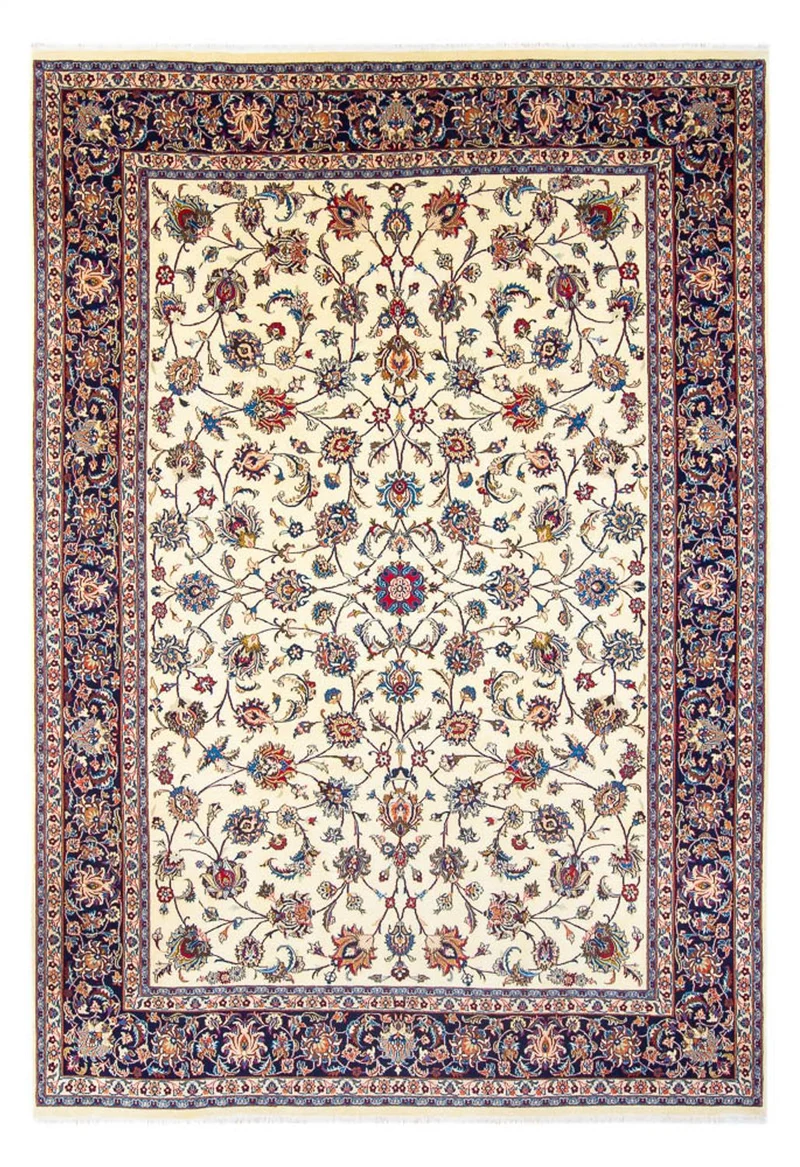 Maschad Teppich 248x342cm - Perserteppich - creme