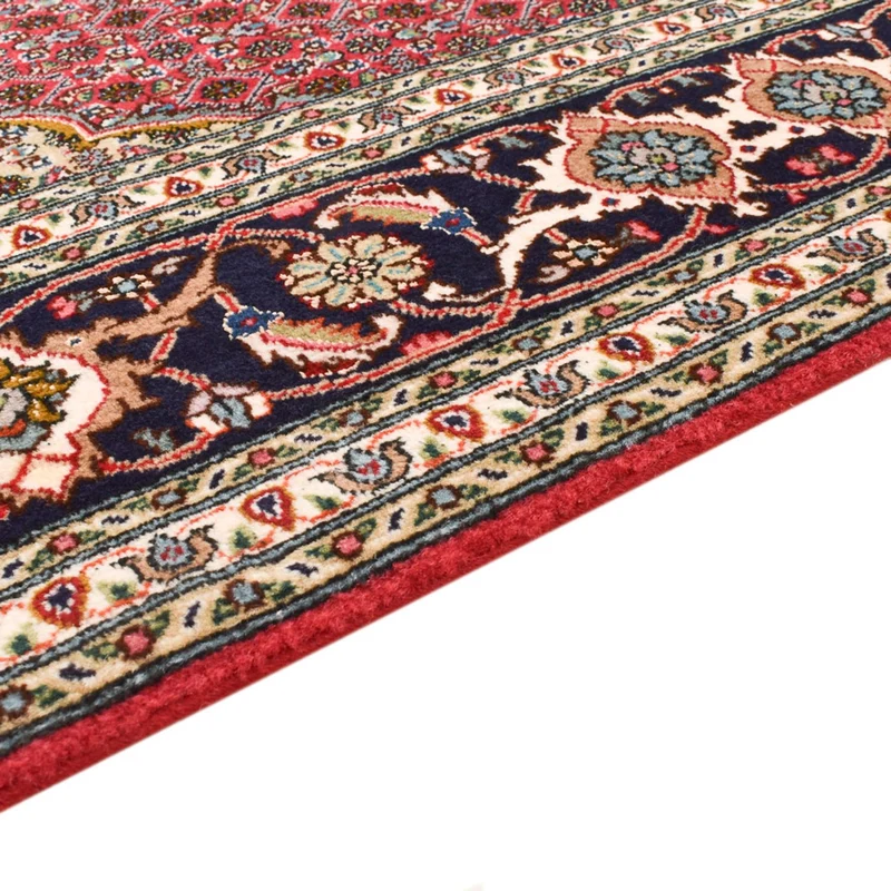 Täbriz - 50 Raj Teppich 150x205cm - Perserteppich - rot