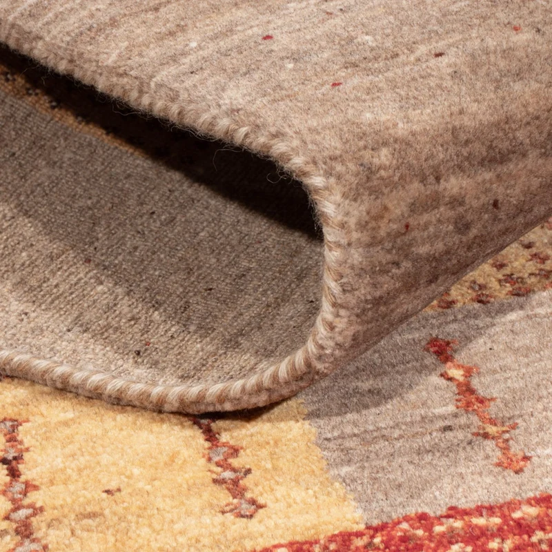 Indo Loribaft Teppich 143x204cm - Wollteppich - mehrfarbig
