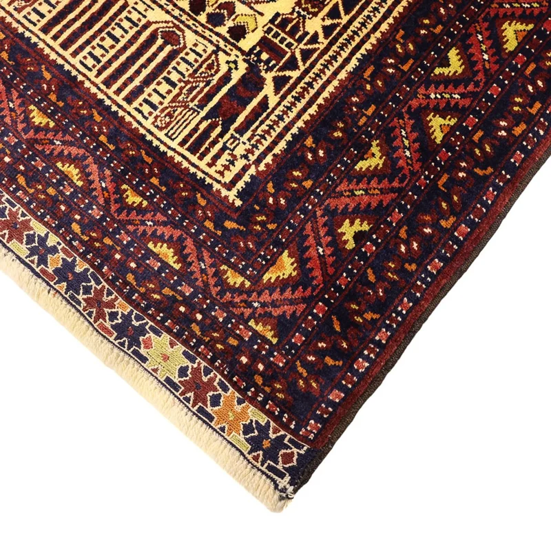 Belutsch Teppich 96x142cm - Orientteppich - mehrfarbig