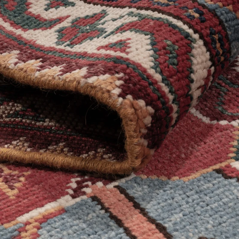 Kazak Teppich 77x287cm - Orientteppich - blau