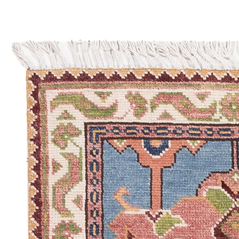 Kazak Teppich 76x297cm - Orientteppich - blau