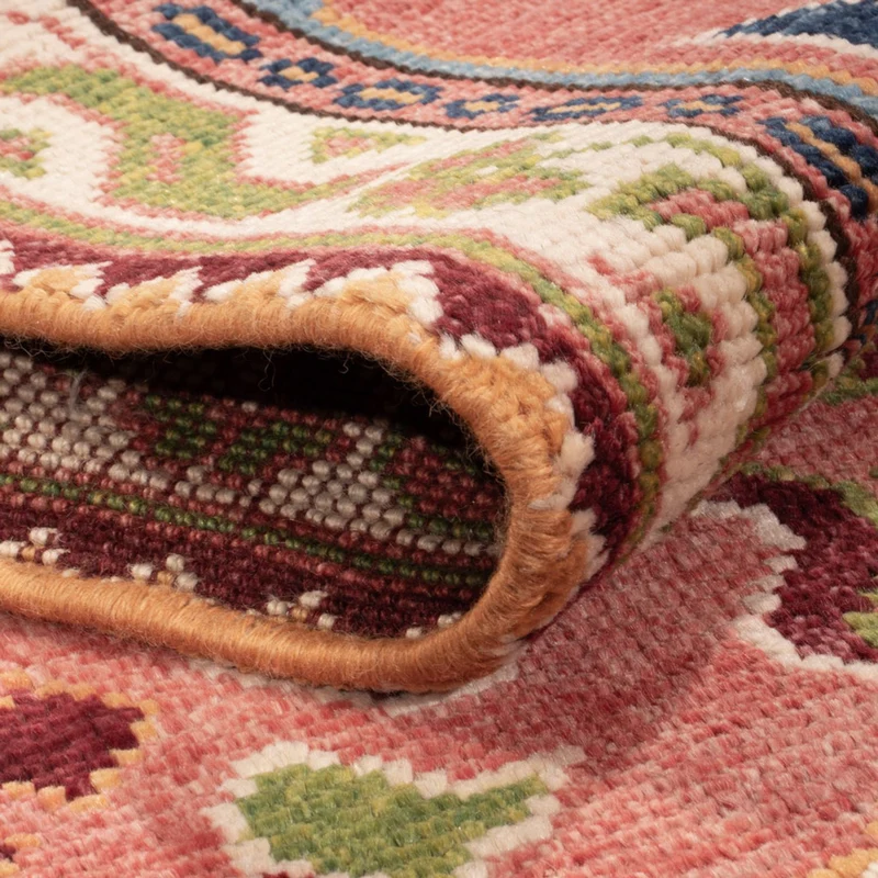 Kazak Teppich 76x297cm - Orientteppich - blau