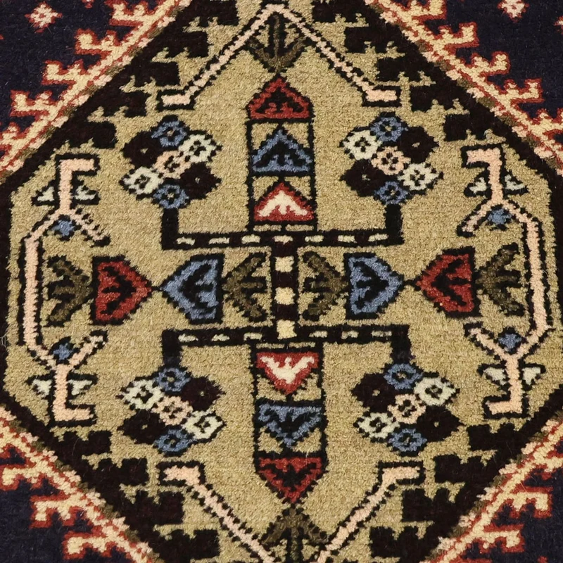 Ardebil Teppich 70x300cm - Perserteppich - dunkelbeige