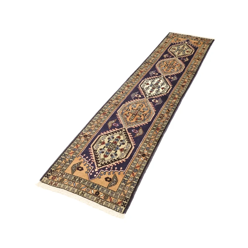 Ardebil Teppich 70x300cm - Perserteppich - dunkelbeige