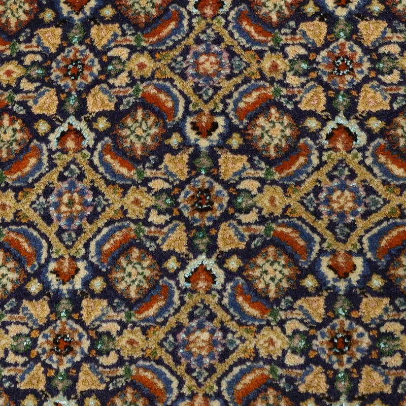 Moud Teppich 99x146cm - Perserteppich - dunkelgrün