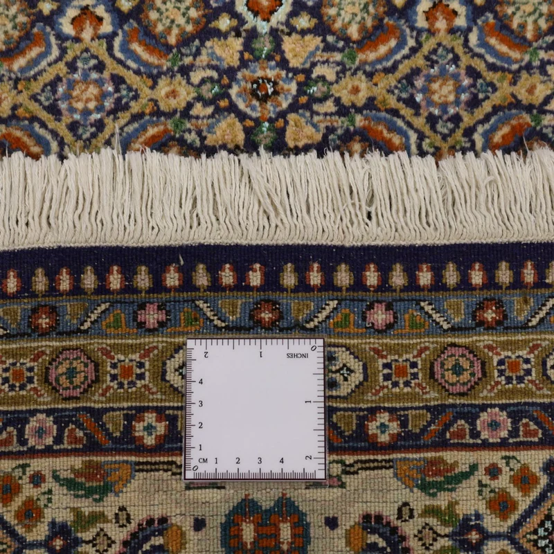 Moud Teppich 99x146cm - Perserteppich - dunkelgrün
