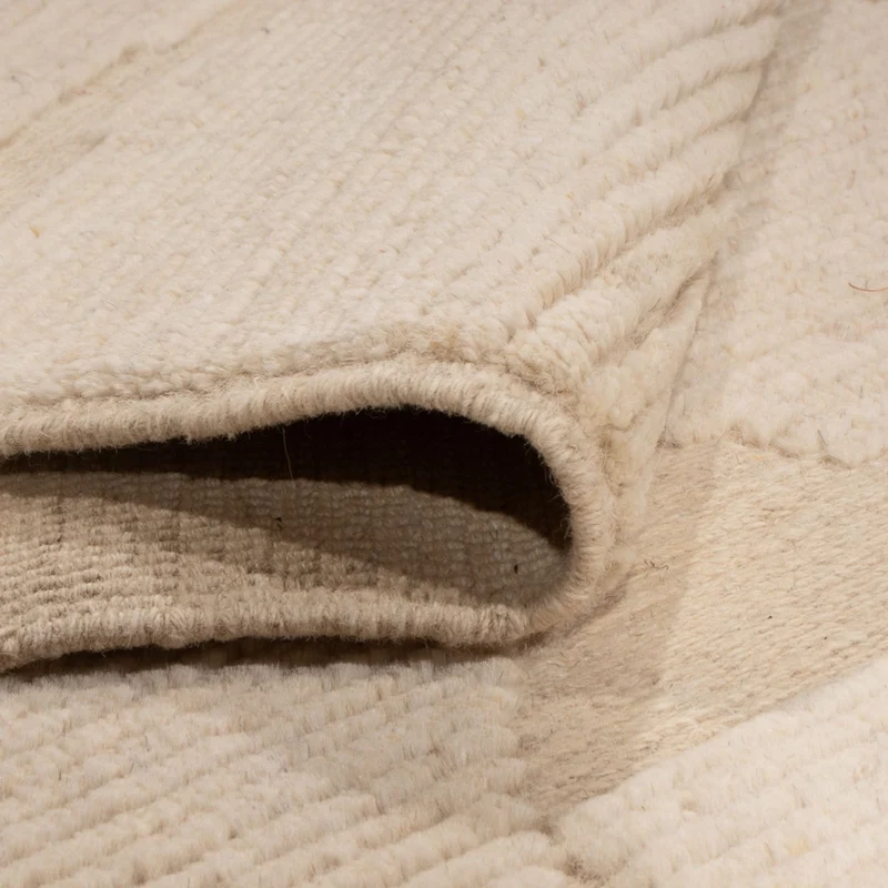 Berber Teppich 241x298cm - Wollteppich - beige